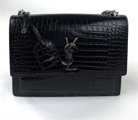 ysl crocodile purse|ysl crocodile envelope bag.